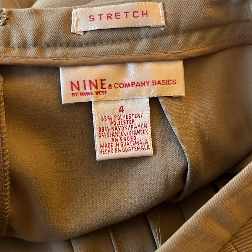 Nine & co “mushroom” color skirt size 4 Women #10188 - Picture 4 of 8